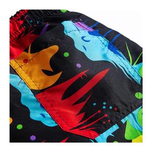 Short de bain en polyester premium à séchage rapide, taille mi-haute avec cordon de serrage, style sportif, pour la plage, avec logo personnalisé pour homme - Product Image 1