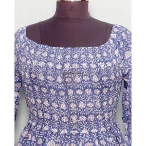 Vestido Maxi de Verano para Mujer, Cuello Cuadrado, 100% Algodón, Ecológico, Transpirable, de Excelente Calidad, Tejido Ligero y Cómodo - Product Image 2