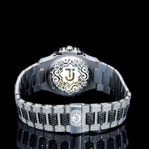 Reloj Mecánico de Moissanita en Oro Rosa TASNIM JEWELLERY, Resistente al Agua 3BAR, para Unisex, Ideal para Fiestas y Clubes de Lujo, Venta al Por Mayor - Product Image 3