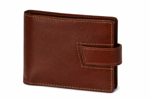 WRIZA Premium Genuine Leather <b>Wallet</b> <b>for</b> <b>Men</b> | Brown Open <b>Wallet</b> with <b>RFID</b> Protection Multiple Card Slots ID Window West Bengal - Product Image 4