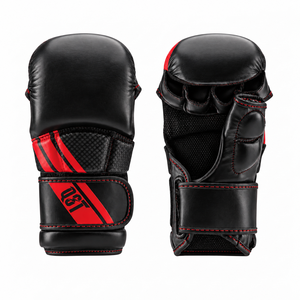 ถุงมือ MMA ถุงมือฝึกซ้อม MMA ถุงมือ MMA แบบมีแผ่นรอง ถุงมือกีฬา MMA ถุงมือฝึกซ้อม MMA ถุงมือ MMA แบบปรับได้ ถุงมือ MMA แบบตีนตุ๊กแก - Product Image 1