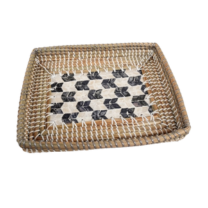 Eco-Friendly Seagrass Tray Versatile Indoor Storage <b>Basket</b> For Seasonal Decorations And Daily Essentials - Product Image 1