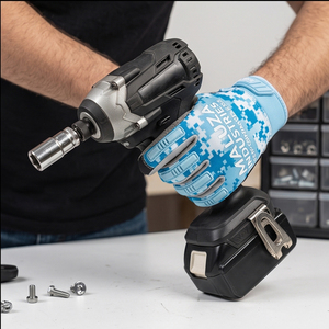 MALUZA INDUSTRIES Professional Automotive Repair Mechanic <b>Gloves</b> Shockproof Anti-Impact Touchscreen Grip Industrial Garage Work - Product Image 5