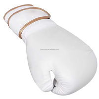 Gants de MMA en cuir véritable avec logo personnalisé, unisexes, respirants, avec sangle de poignet réglable, pour l'entraînement de boxe et de Muay Thai