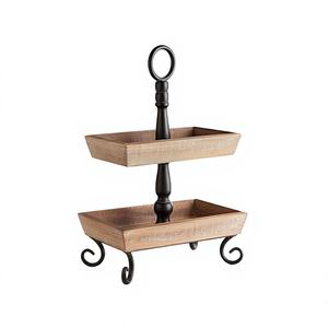 Soporte de Madera para Cupcakes con Diseño Elegante y Ecológico, Apto para Horno, para Decoración de Pasteles, Fabricante Mayorista de la India - Product Image 1