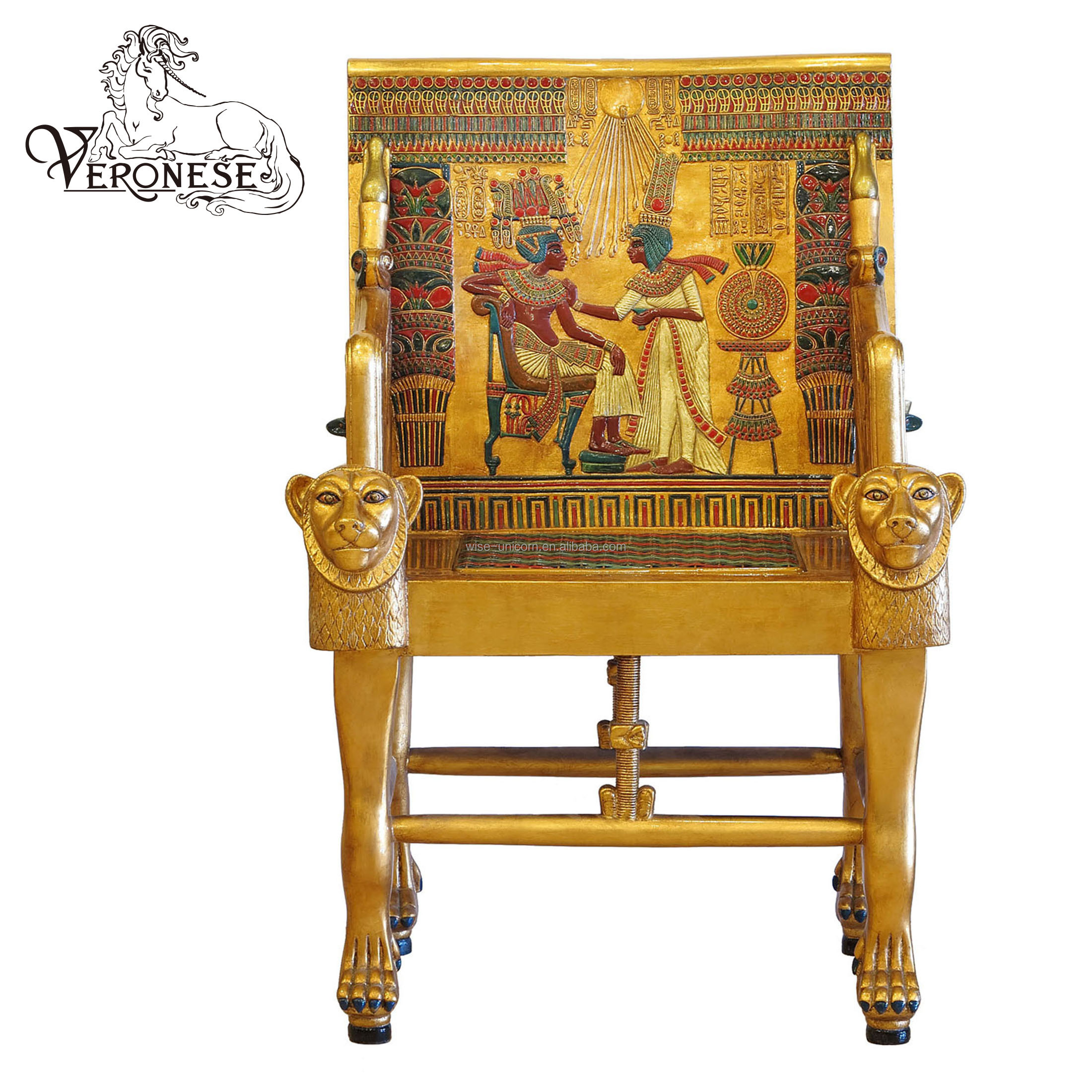 Échiquier Professionnel « Égypte Antique » – Plateau Verre 40x40 Cm – Pièces Résine Or/argent – Coffret Cadeau