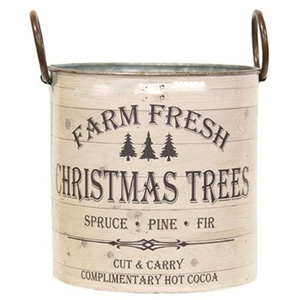 Precio de Fábrica, Cubo de Navidad Galvanizado Premium, Forma y Tamaño Personalizados para Sublimación, a Precio Económico - Product Image 1