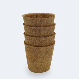 Pots à semis en fibre de coco, pots en fibre de coco écologiques pour jardins et serres - Product Image 1