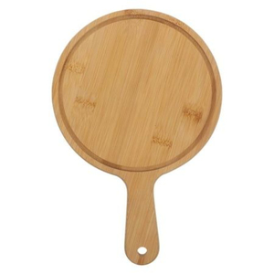 Tabla Redonda de Madera de Acacia Natural de Primera Calidad al por Mayor con Asa, Tabla de Madera para Cortar y Servir, Plato para Queso - Product Image 3
