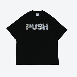 T-shirts surdimensionnés en gros personnalisés de haute qualité avec strass 3D pour hommes et femmes – T-shirts pour hommes avec strass tendance - Product Image 4