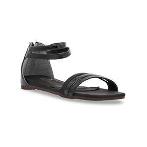 Black Formal <b>Heeled</b> <b>Sandal</b> FR5304 - Product Image 2