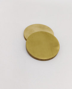 Disque rond en laiton vierge avec bord moleté pour gravure laser, estampage de logo personnalisé, jeton métallique personnalisé à graver - Product Image 4