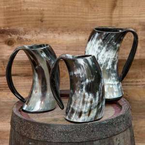 Premium Quality Lion Design Handmade <b>Drinking</b> <b>Horn</b> Glass Buffalo <b>Horn</b> and Buffalo <b>Horn</b> Short Beer Glass With Wholesale Price - Product Image 4