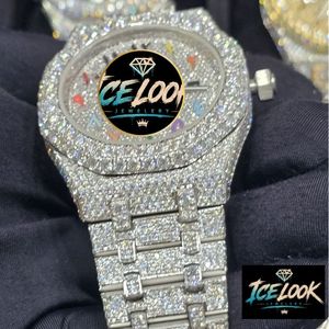 นาฬิกาข้อมือ ICELOOK สแตนเลสสตีลหรูหรา ขนาด 40 มม. ตัวเรือนทรงกลม ระบบควอตซ์ แสดงวันที่ ดีไซน์แฟชั่นสำหรับทุกเพศ - Product Image 3