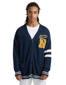 Cardigan en molleton 100 % coton pour femme, épais, respirant, tricoté, à manches longues, col en V, style décontracté, double boutonnage - Product Image 4