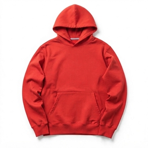 Vente en gros de sweats à capuche unisexes pour hommes, oversize, en polaire épaisse, style streetwear, vierges, personnalisables avec logo - Product Image 4