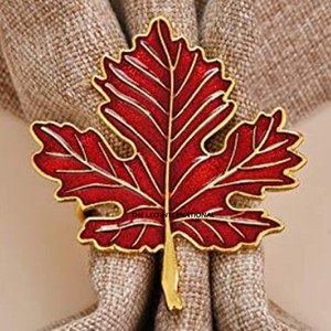 Anillos de Servilleta Modernos con Diseño Redondo de Madreperla, Anillos de Servilleta Metálicos al por Mayor para Fiestas, en Stock - Product Image 2