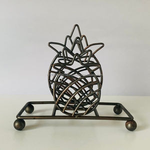 Porta Servilletas de Metal Dorado Hecho a Mano de Alta Calidad, Acabado Pulido, Estilo Americano, Diseño Elegante para el Hogar, Restaurante, Bar, Hotel - Product Image 2