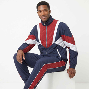Factory Custom <b>Lightweight</b> Winter Jogger Track Set 3M Reflective Zip-up <b>Hoodie</b> and Cotton Windbreaker Tracksuit - Product Image 4