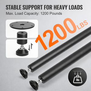 Vietnam OEM 28" Adjustable Desk Legs, Sturdy Steel Construction, Set of 4 Furniture <b>Support</b> Legs 1200lb Load EDPTBL025 - Product Image 5