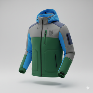 Veste Softshell Homme Personnalisable Épaisse Imperméable Respirante Hiver à Capuche Extérieur Bushcraft Fermeture Éclair Service OEM - Product Image 6