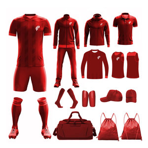 Tenues de football respirantes de qualité supérieure pour joueurs masculins avec technologie de tissu anti-humidité - Product Image 1