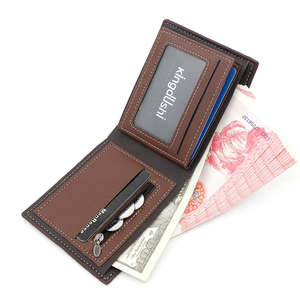 Cartera Corta para Hombre de Nuevo Diseño, Estilo Casual, Cierre de Cremallera, Forro de Poliéster Impermeable, Personalizable, Precio Razonable - Product Image 3