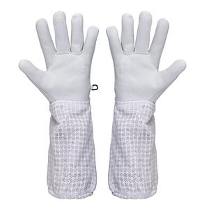 Équipement d'apiculture Hive, équipement d'apiculture, gants de sécurité en peau de mouton et en toile, gants d'apiculture - Product Image 6