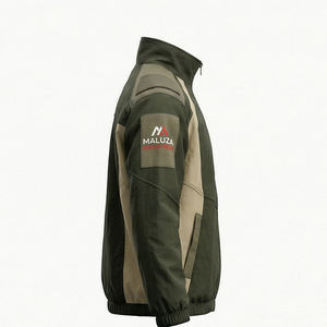 Veste coupe-vent unisexe à capuche de marque privée, streetwear enduit, résistante à l'eau, pour l'extérieur, mode hiver - Product Image 4