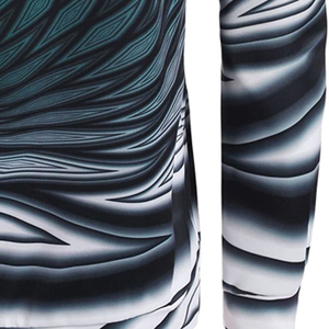 Sweat à capuche unisexe à motif géométrique, impression par sublimation, coupe ample, décontracté, manches longues, tricoté, 100% coton, vêtements d'hiver personnalisés - Product Image 4