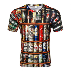 T-shirts personnalisés à séchage rapide, pas chers, unis, en polyester, pour sublimation, t-shirts en polyester pour hommes - Product Image 5