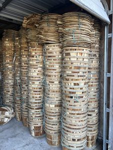 Bonne qualité Boisseau de crabes panier de boisseau en bois caisse ronde en bois fabriquée au Vietnam à bas prix pour l'exportation - Product Image 3