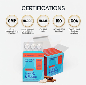 Private Label Cinnamon Chewing <b>Gum</b> Caffeine Infused OEM Bulk Manufacturer - Product Image 2
