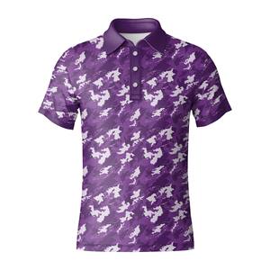Polo de Golf de Alto Rendimiento, Poliéster y Spandex, Elástico en 4 Direcciones, Absorbe la Humedad, Secado Rápido, Transpirable, Logotipo OEM - Product Image 3