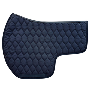 Tapis de selle pour cheval en polyester respirant de qualité supérieure, matelassé en losanges, avec double cordon pour le saut d'obstacles, emballage personnalisé, utilisation en écurie. - Product Image 1