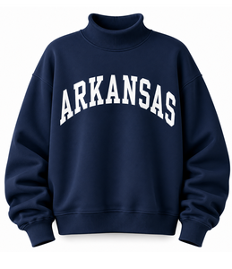Sudadera Premium de Cuello Alto para Mujer con Logotipo Personalizado en la Parte Delantera, 100% Algodón Felpa, Estilo Oversize para Otoño e Invierno - Product Image 5
