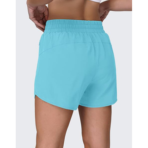 Shorts Deportivos Casuales Azules para Mujer, Transpirables, de Secado Rápido, para Correr - Product Image 2