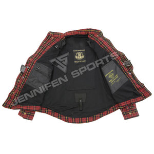Camisa de Franela para Motociclistas con Forro de Kevlar, Certificación CE, Protecciones en Espalda, Codos y Hombros - Product Image 4