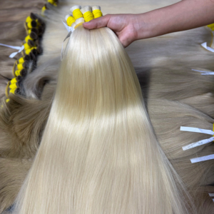 Extensiones de Cabello Virgen Vietnamita de Lujo al por Mayor, 100g, Súper Doble Trama, Ondulado Profundo, Trama Única, Punta I, Todos los Colores, 60cm - Product Image 1