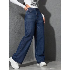 Jean en denim pour femme Whishker Stone Blue, coupe classique, 100% coton, léger, écologique, respirant, style streetwear, taille 26 40 - Product Image 6