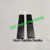 High Quality Custom Logo MA International Buffalo Horn Black Nut Saddle Blanks Guitar Parts Accessories for Acoustic Instruments