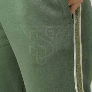 Conjunto Deportivo de Invierno para Mujer 2025, Diseño de Dos Piezas, 100% Algodón, Estilo Informal, Color Sólido, para Sudar, Talla Adulto - Product Image 4