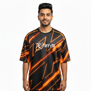 เสื้อยืดโอเวอร์ไซส์ผู้ชาย พิมพ์ลายแบบซับลิเมชั่น แฟชั่นลำลอง สไตล์สตรีทแวร์ ทรงหลวม ทันสมัย - Product Image 1