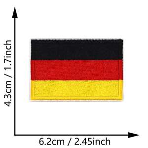 Parches de Bandera Bordados Personalizados con Velcro y para Planchar, Insignias de Banderas Nacionales para Uniformes, Chaquetas y Equipo Táctico - Product Image 2