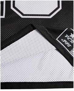 Maillots de football américain personnalisés à col en V et épaules tombantes, style streetwear, pour hommes, 100 % polyester, en maille, avec sublimation - Product Image 4