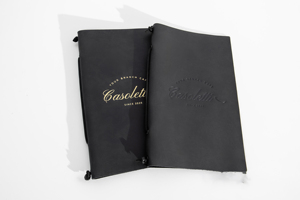 Porta Menús de Cuero Genuino Personalizado, Cubierta de Menú de Restaurante, Libro de Menú de Cuero de Alta Gama, Presentador de Menú para Hotel LMC-0154 - Product Image 5