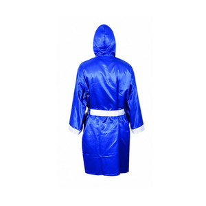 Best Selling High Quality Men's Boxing <b>Robes</b> <b>Hood</b> Customized Logo Design Polyester Material Breathable Eco-Friendly All Seasons - Product Image 3