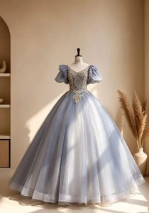 Robe de soirée élégante et moderne pour femme, longue, taille naturelle, 100 % coton, sans manches, pour l'été - Product Image 1
