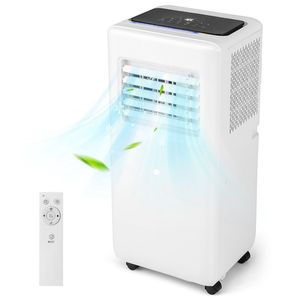 Condizionatore d'Aria Portatile 8000 BTU con Telecomando e Display LED per Casa, Auto, Camper, Uso Esterno, Nuovo, in Plastica, con Spina EU e AU - Product Image 1