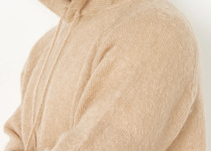 Sudadera con Capucha de Mohair Personalizada 2026, Tejido Jacquard con Hombros Caídos, Suéteres de Lana Afelpada para Hombre - Product Image 4